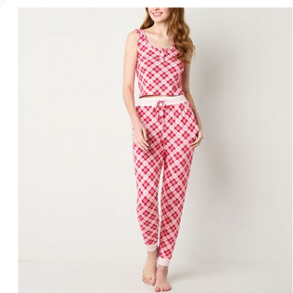 Arizona Womens Juniors Sleeveless 2-pc. Pajama set NEW